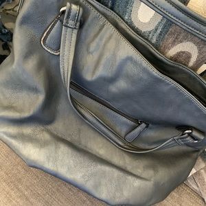 Beautiful purse gray purse